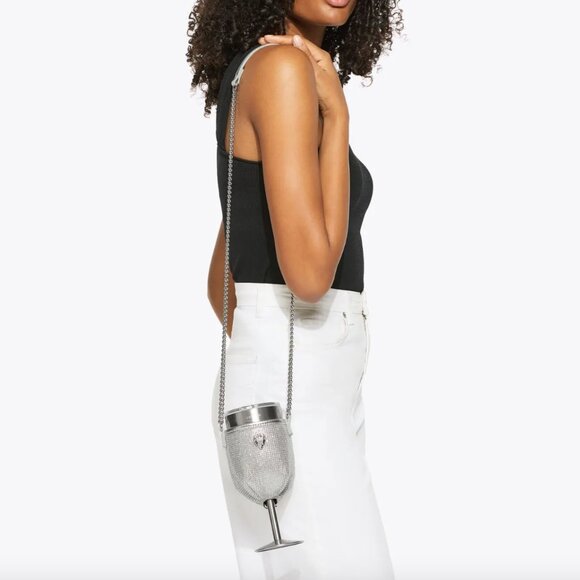 Kurt Geiger Silver Wine Glass Holder - Picture 6 of 10